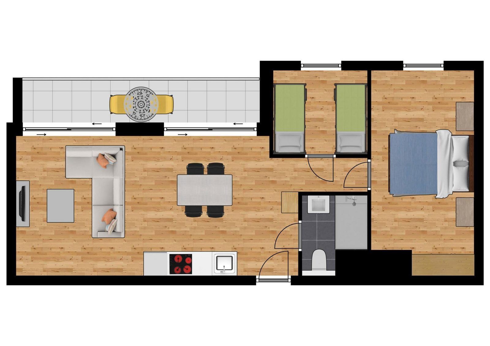 Unterkunft 0115110 - Ferienhaus Westflandern - Extra ruime Suite | 4p