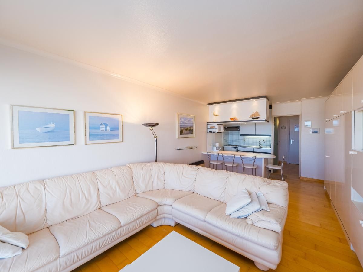 Meerblick vom Balkon von Brisbane II - 0202 + Parkplatz 35, einem Ferienhaus in Middelkerke, Westflandern, Belgien.