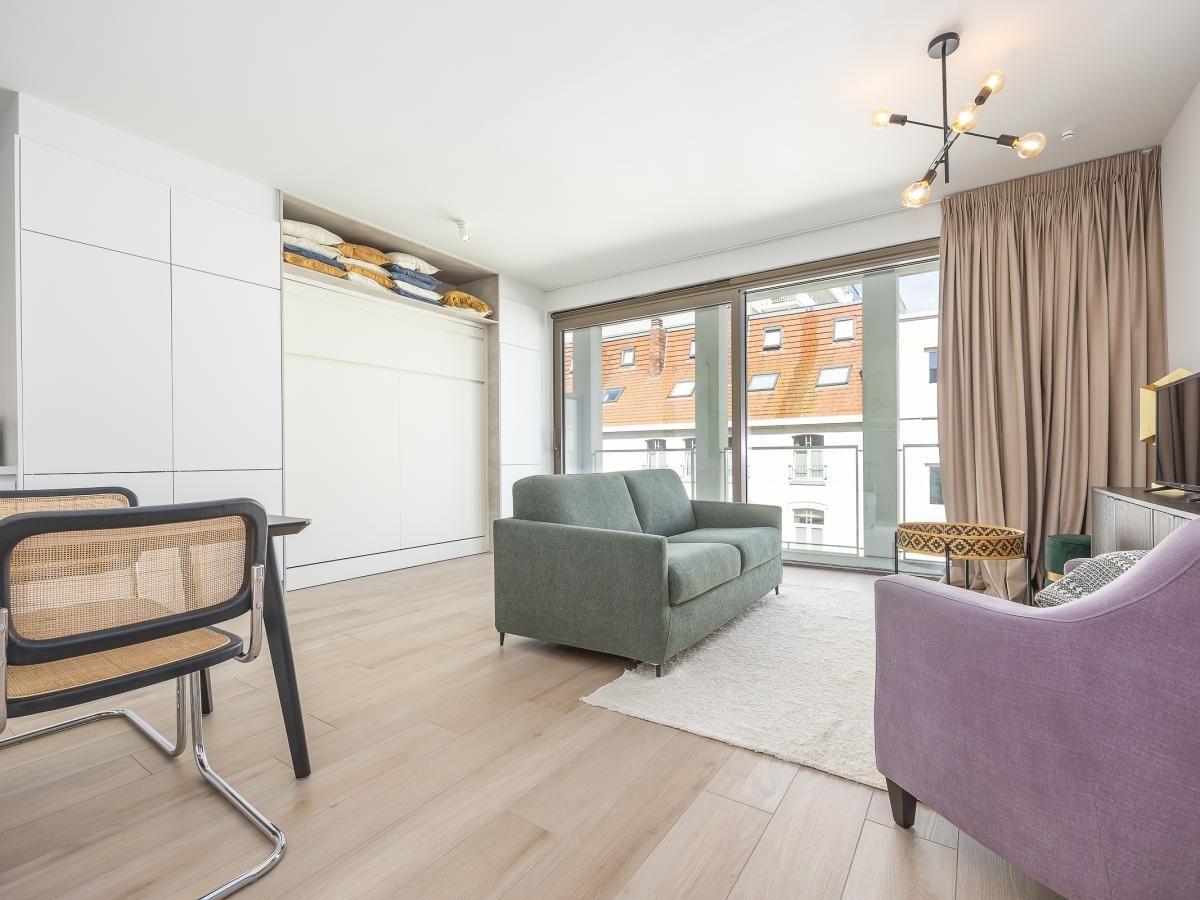 Geniessen Sie die Aussicht vom Balkon von Omnia 9 - 0203, einem Ferienhaus in Middelkerke, Westflandern, Belgien.