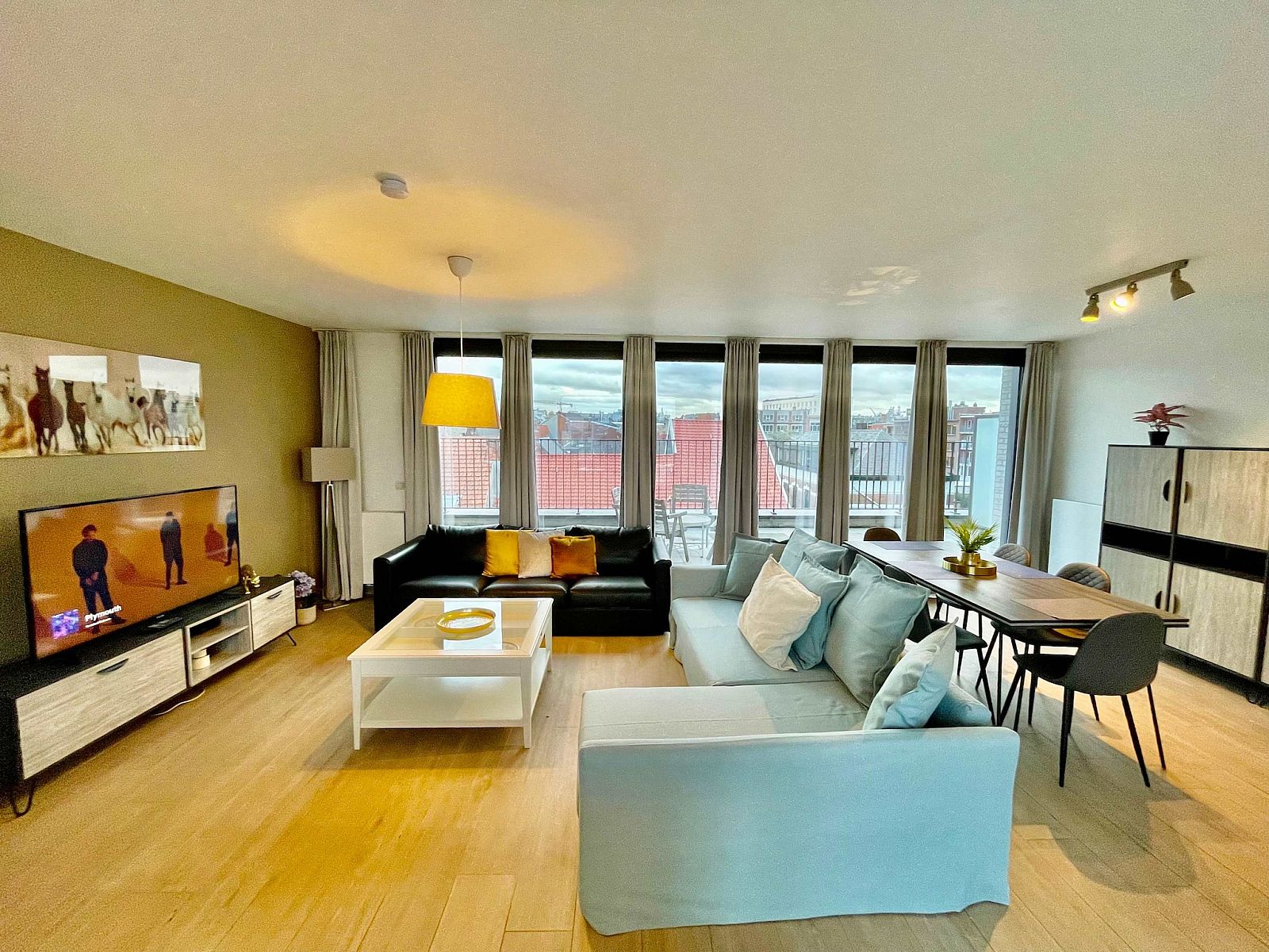 Guest house 040155 - Apartment Antwerp - Modern 2BR Penthouse Near Diamond District by OneLuxStay