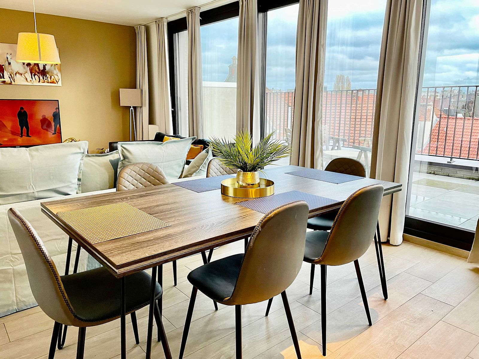 Guest house 040155 - Apartment Antwerp - Modern 2BR Penthouse Near Diamond District by OneLuxStay