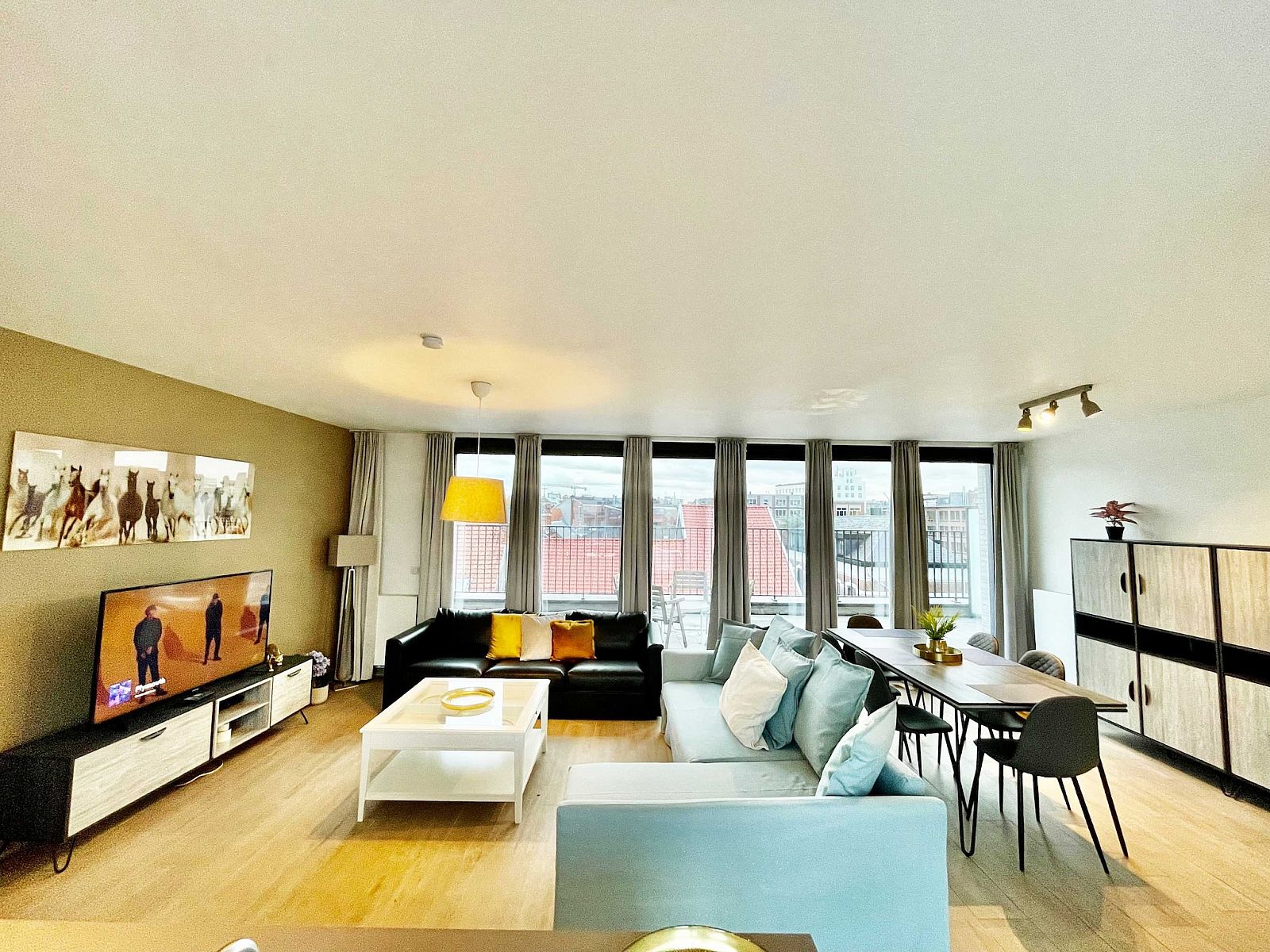 Guest house 040155 - Apartment Antwerp - Modern 2BR Penthouse Near Diamond District by OneLuxStay