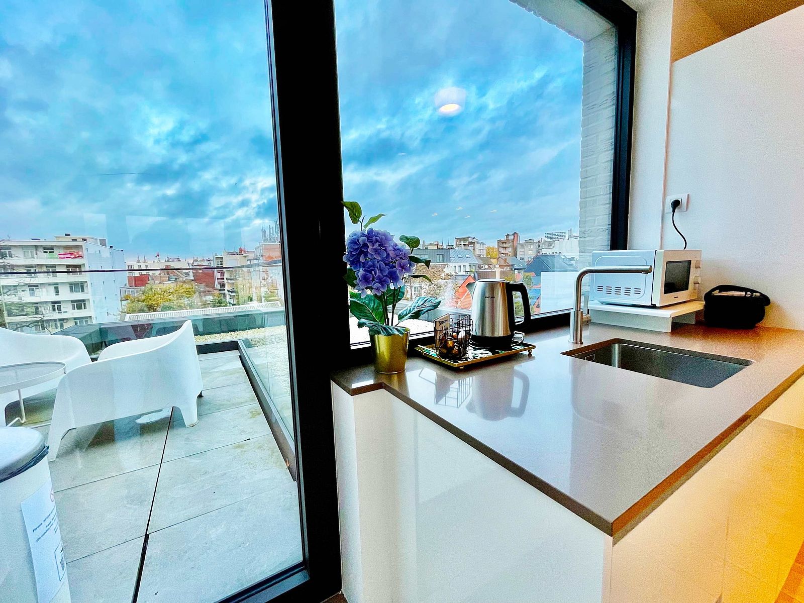 Guest house 040155 - Apartment Antwerp - Modern 2BR Penthouse Near Diamond District by OneLuxStay