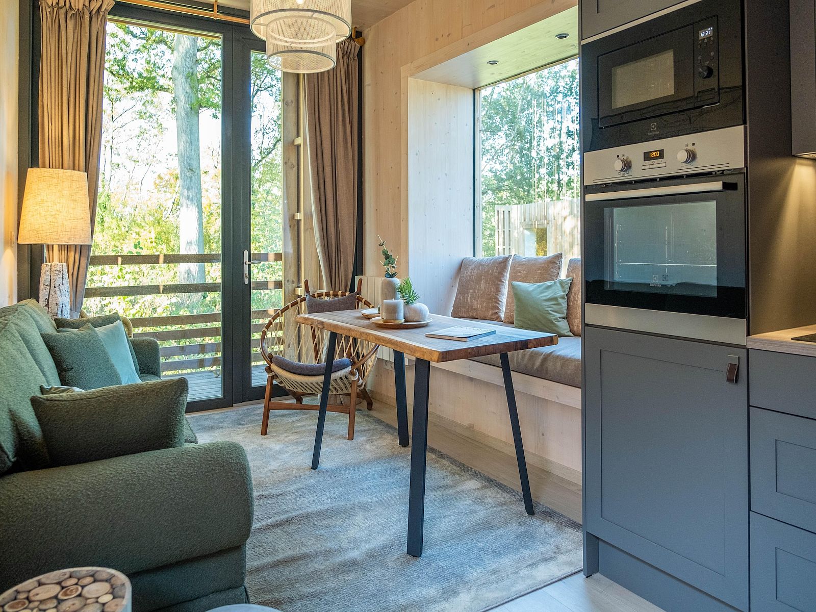 Unterkunft 07356111 - Chalet Hennegau - The Blue Lodge by YourNature