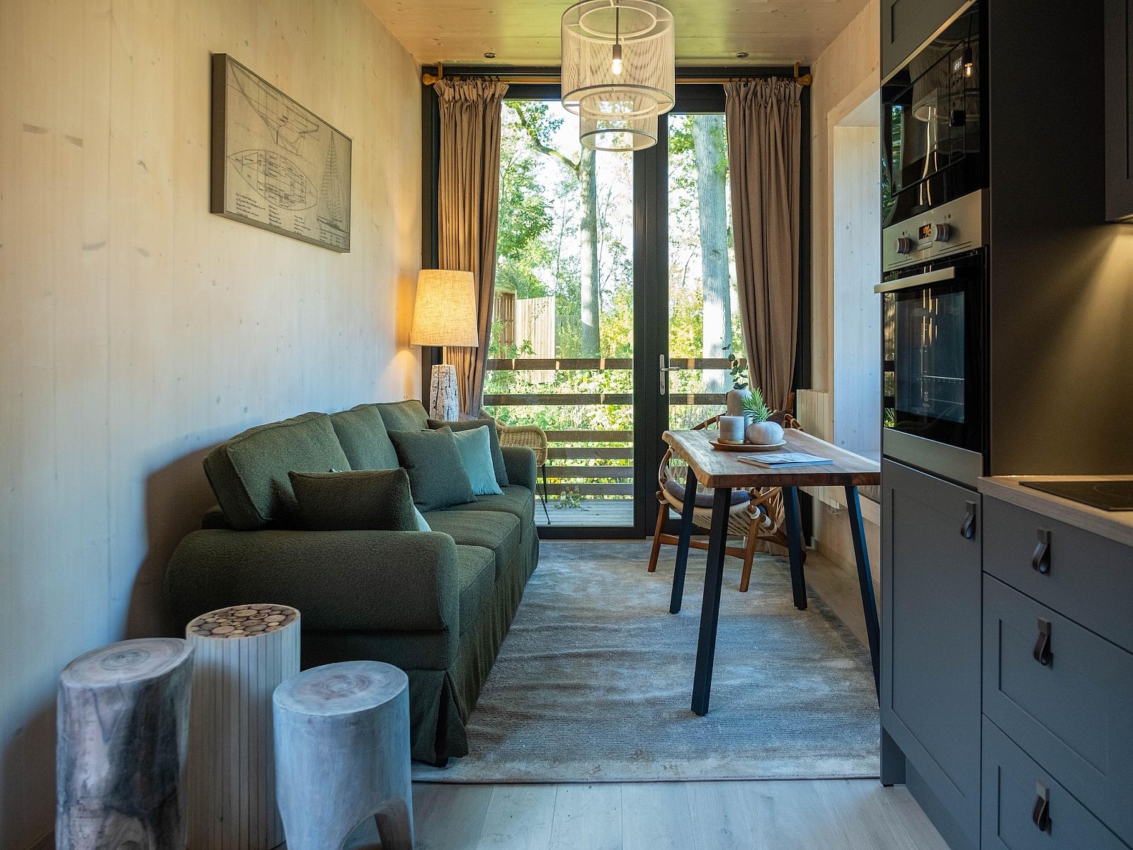 Unterkunft 07356115 - Chalet Hennegau - The Blue Lodge by YourNature