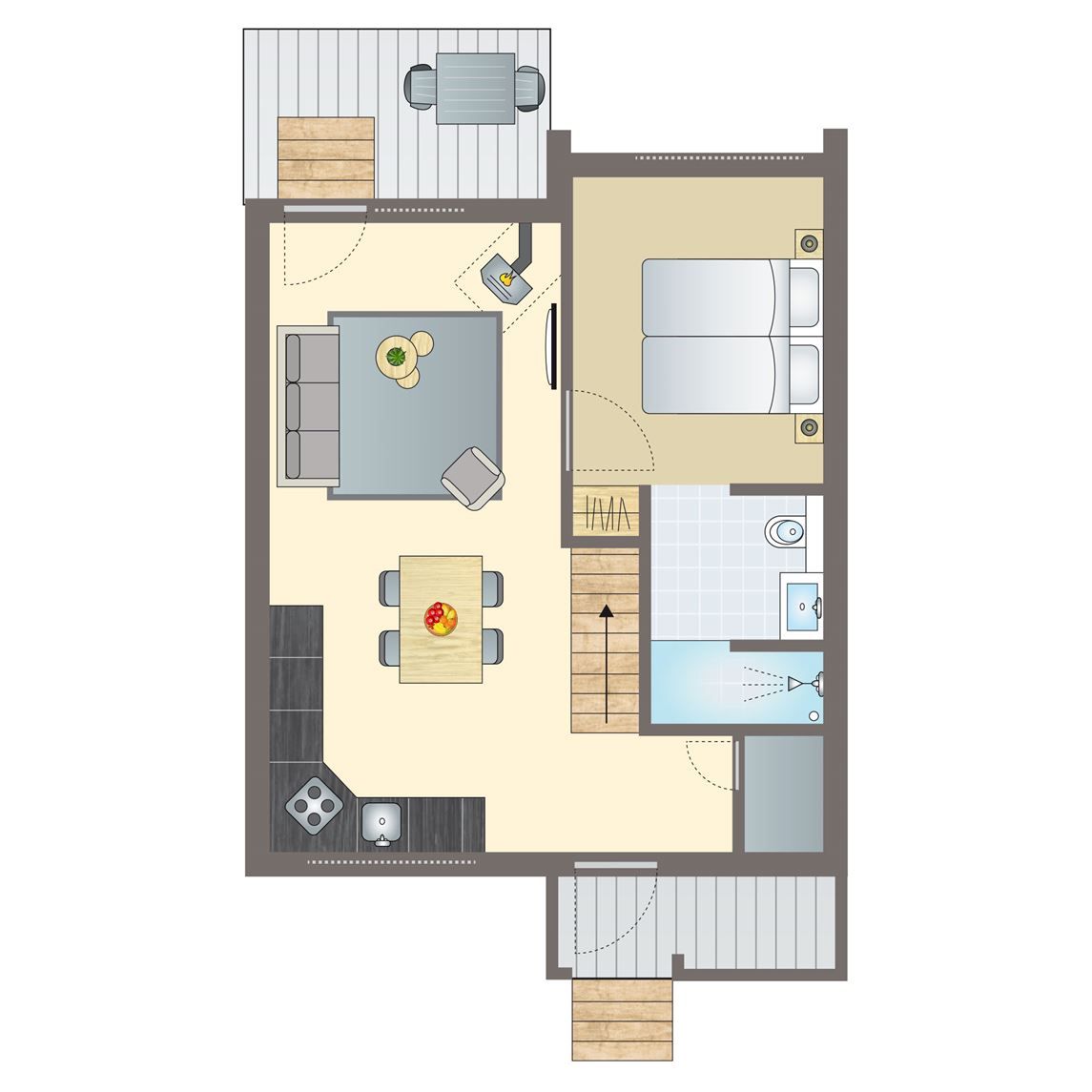 Unterkunft 0735614 - Bungalow Hennegau - 4-persoons The Cottage | 4B1