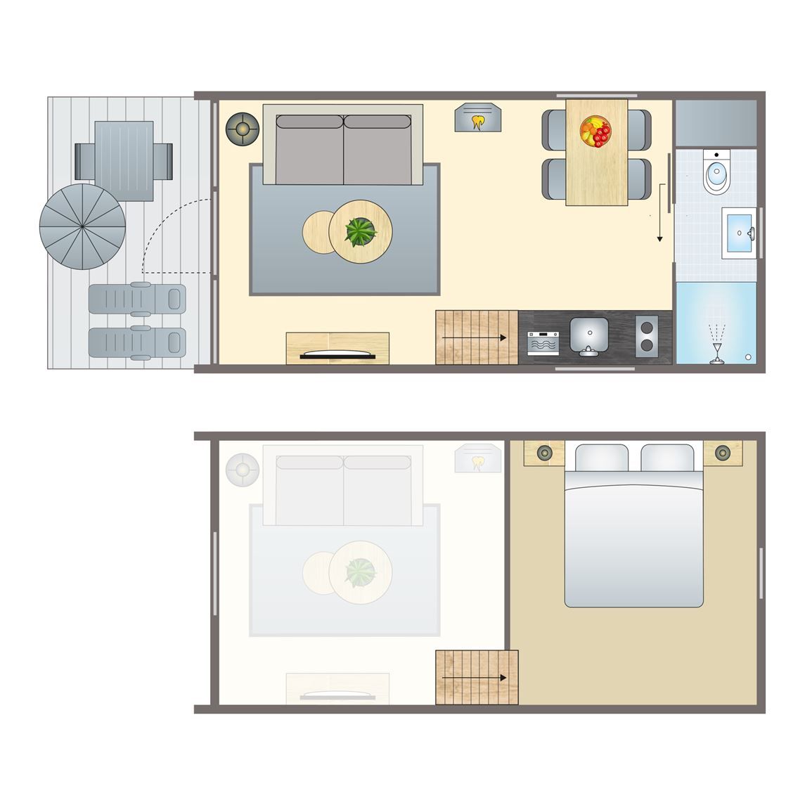 Guest house 082917 - Bungalow Namur - 2-persoons lodge | 2B
