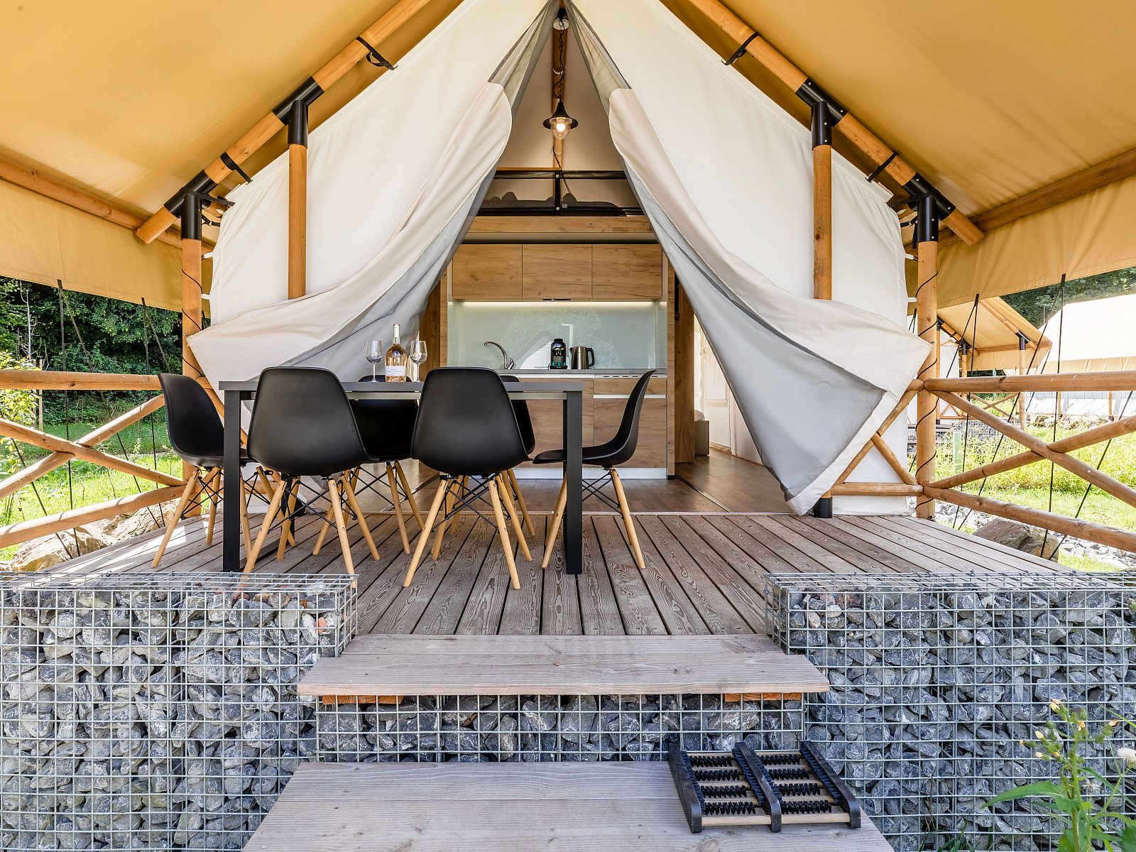 Unterkunft 082930 - Ferienhaus Namur - 4-6-persoons safaritent | 4-6ST