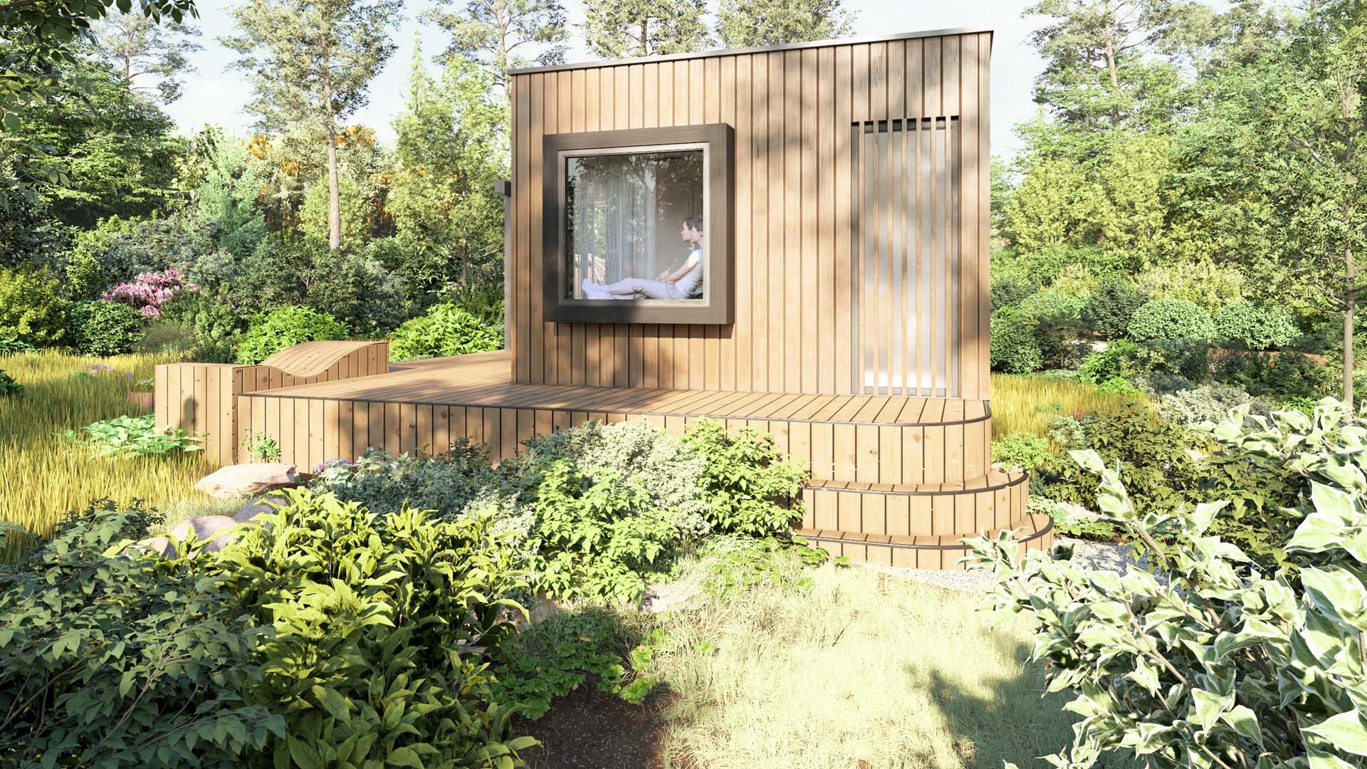 Vrijstaande woning in Gesves, Ardennen: Geniet van de rust op het terras van deze moderne vakantiewoning in het groene hart van Belgi.