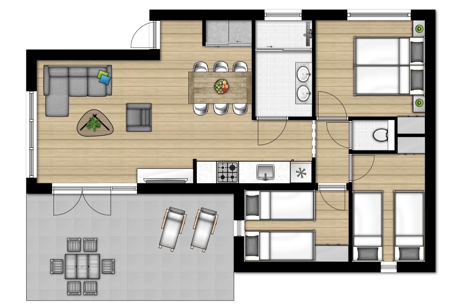 Guest house 110927 - Chalet Belgian Coast - Chalet in Bredene