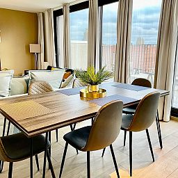 Guest house 040155 - Apartment Antwerp - Modern 2BR Penthouse Near Diamond District by OneLuxStay