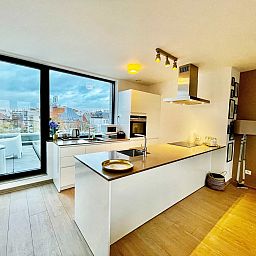 Guest house 040155 - Apartment Antwerp - Modern 2BR Penthouse Near Diamond District by OneLuxStay