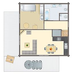 Unterkunft 054762 • Bungalow Limburg • Mooi Zutendaal | 6-persoons kinderbungalow | 6CK  • 1 von 8
