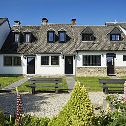 Village les Gottales in Trois-Ponts, Ardennen: charmante 4-persoons bungalow met tuin en rustieke gevel in Belgie.
