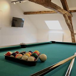 Geniessen Sie die Entspannung im Aufenthaltsraum von "La Nouvelle Marquisette", einem Ferienhaus in Houyet in den Ardennen, Belgien.