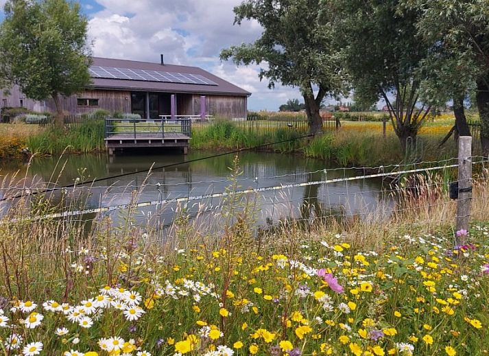 Stylish sitting area in AKKERNEST vacation home, Hill Country, with fireplace and modern furnishings.