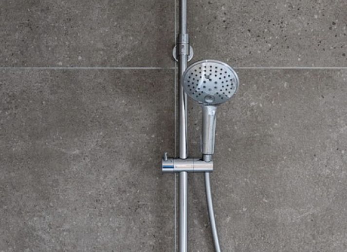 Ferienhaus 't hov in Passchendaele, umgeben von ueppiger Natur und schattigen Baeumen.