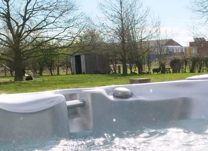 Attractive bedroom in Holiday Home in Zarren with colorful interior in West Flanders, Belgium.