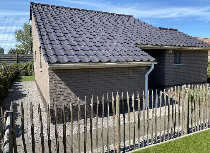 Ferienhaus Zee en Polder Nr. 138 in Westende, Westflandern, mit grosser Terrasse und Gartenanlage.