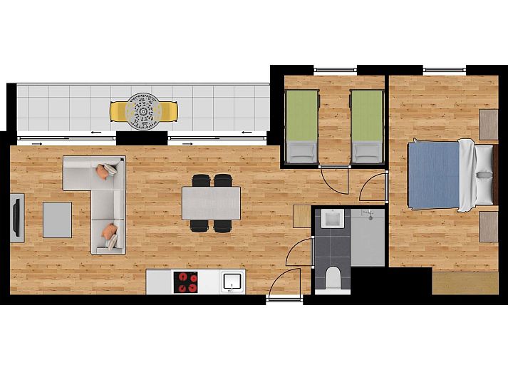 Unterkunft 0115110 - Ferienhaus Westflandern - Extra ruime Suite | 4p