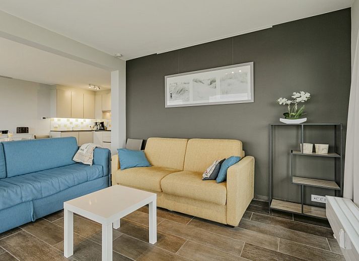 Breathtaking sea view from Flat Fleur apartment in De Panne, West Flanders, surrounded by nature.