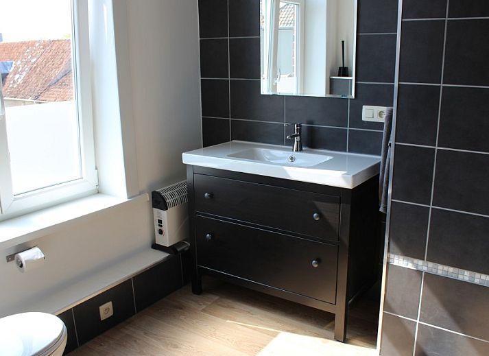 Gemuetliche Sitzecke im Ferienhaus De Blauwer, Poperinge, Westflandern.