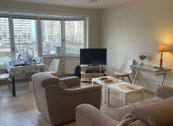 View of the marina from Blankenberge marina: 2 bdrm app. + parking, Belgian coast, Belgium.