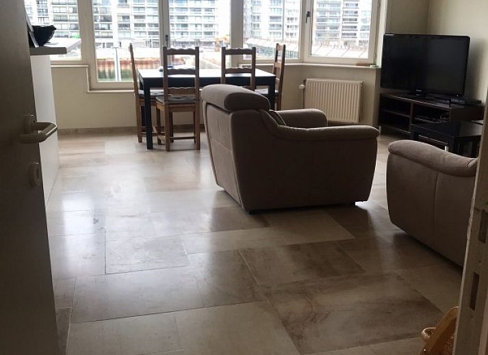 Three-star vacation home Blankenberge marina: 2 bdrm app. + parking, Belgian coast, Belgium.