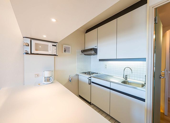 Helles Wohnzimmer von Brisbane II - 0202 in Middelkerke mit Panoramablick aufs Meer, ideales Ferienhaus an der belgischen Kueste.