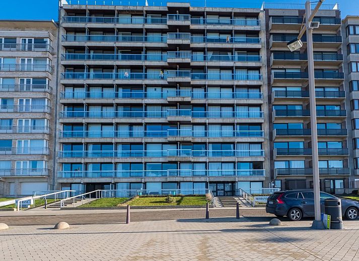 Helles Wohnzimmer von Brisbane II - 0202 in Middelkerke mit Panoramablick aufs Meer, ideales Ferienhaus an der belgischen Kueste.