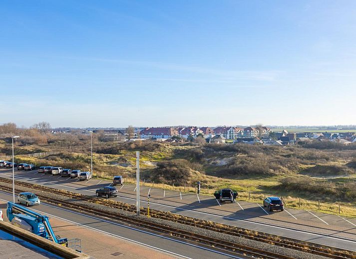 Blick auf Strand und Duenen bei Dunekant - 0303 + park.2 Ferienhaus in Middelkerke, Westflandern, Belgien.
