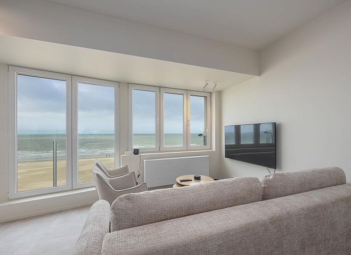 Moderne Kueche im Ferienhaus Bel Air - 0201 + Box 15 in Middelkerke, mit Meerblick in Westflandern, Belgien.