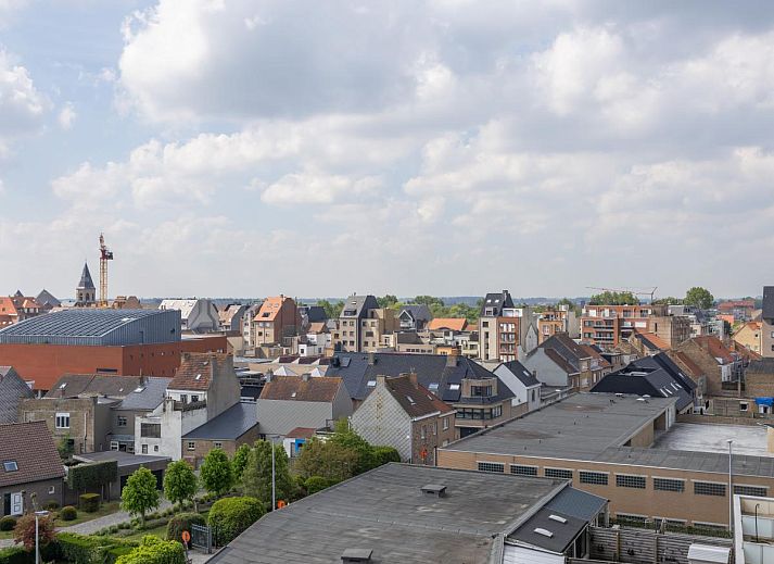 Geniessen Sie den Panoramablick auf das Meer vom Wohnzimmer des Ferienhauses Avila - 0601 in Middelkerke, Westflandern, Belgien.