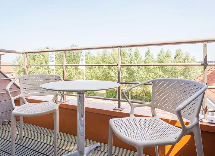 Gemuetliches Innenstudio fuer Familien in Middelkerke, Westflandern. Ideales Ferienhaus fuer Familien mit Blick auf den Garten.