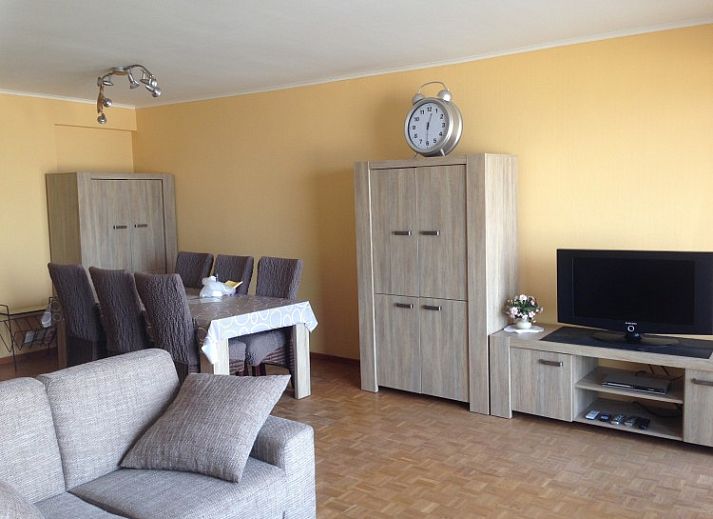 Schoene Aussicht auf den Strand von der Residence Sunshine in Middelkerke, Westflandern, ideal fuer einen erholsamen Ferienaufenthalt.