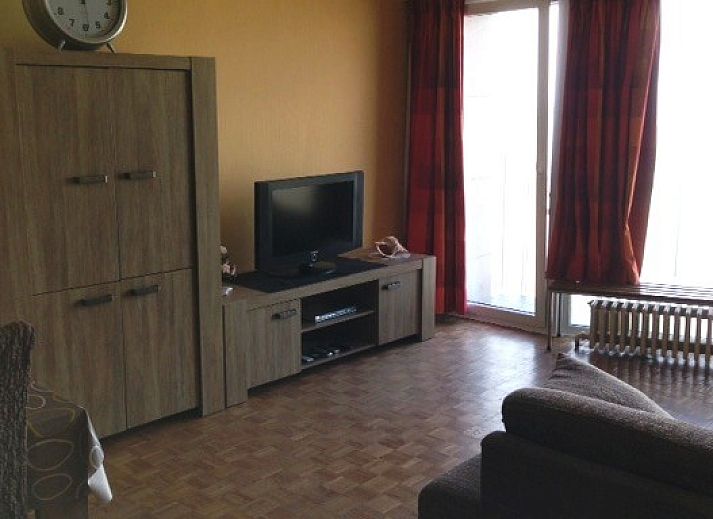 Schoene Aussicht auf den Strand von der Residence Sunshine in Middelkerke, Westflandern, ideal fuer einen erholsamen Ferienaufenthalt.