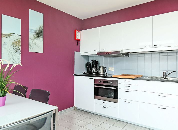 Geniessen Sie den Panoramablick vom Balkon des Apartment Studio 604 in Bredene, Westflandern, Belgien.