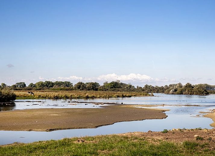 Magnificent views from Holiday Home in Diksmuide of the surrounding countryside in West Flanders, Belgium.