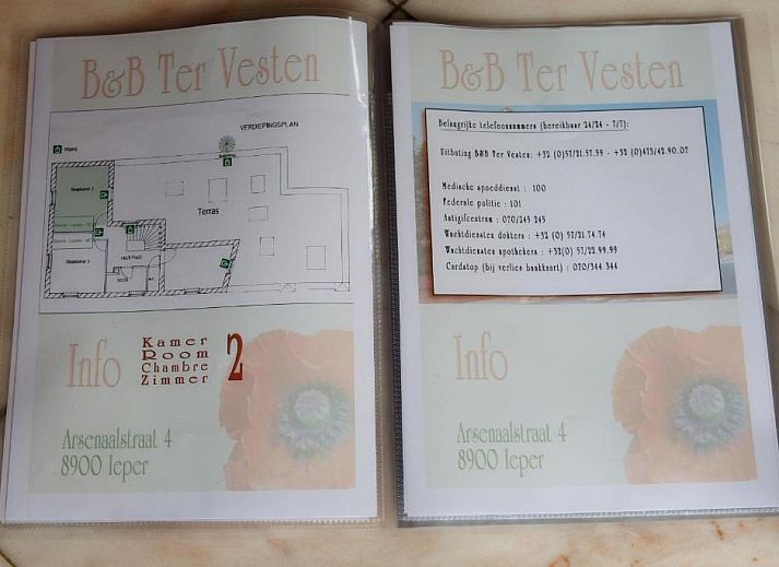 Verblijf 020130 - Bed and breakfast West-Vlaanderen - B&B Ter Vesten