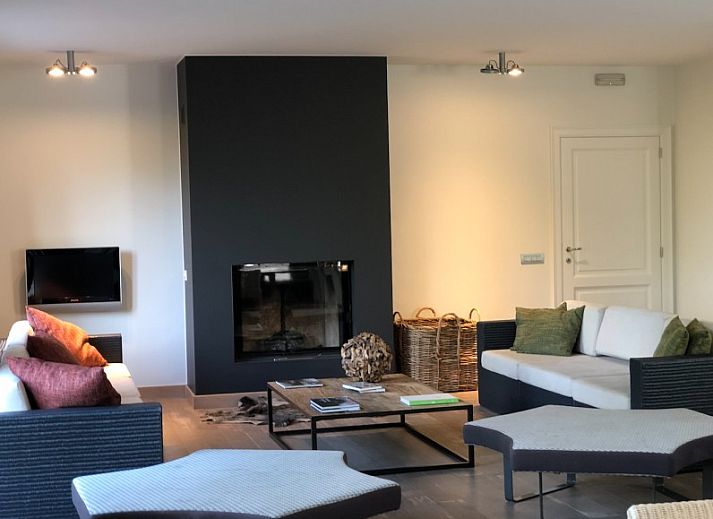 Charmante gevel van De Oude Klei, luxe vakantiewoning in Oost-Vlaanderen, Belgie.