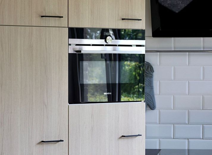 Charmante gevel van De Oude Klei, luxe vakantiewoning in Oost-Vlaanderen, Belgie.