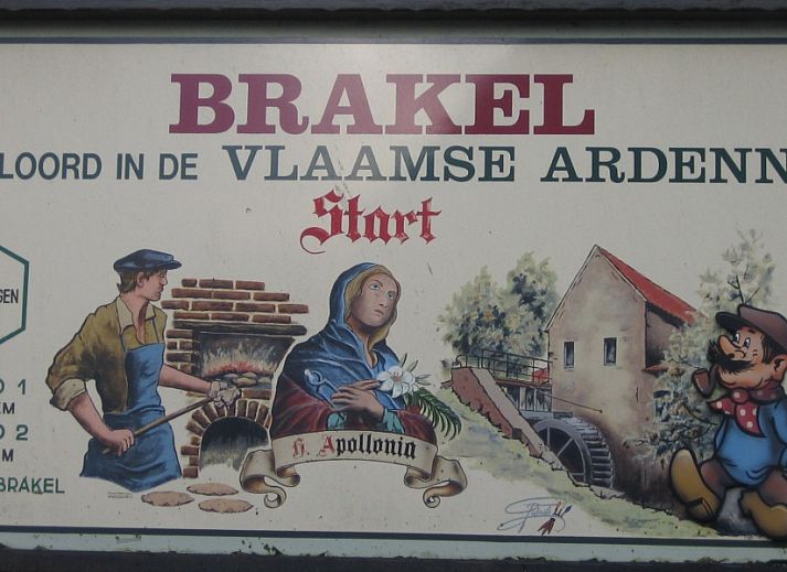 Buitenruimte van Vakantiehuis De Rekelberg in Brakel, met tuin en zitgelegenheid