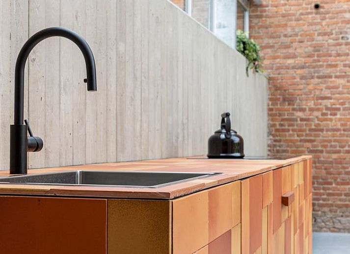 Ferienhaus in Sint-Pauwels mit Glasveranda, gelegen im gruenen Ostflandern, Belgien.