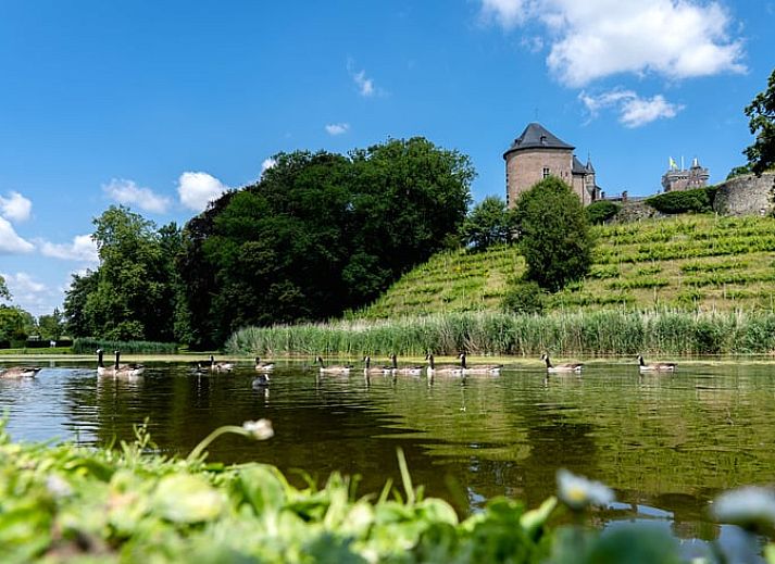 Moderne Einrichtung des Ferienhauses in Sint-Pieters-Leeuw, Flaemisch-Brabant, Belgien, mit stilvollem Dekor und viel Licht.