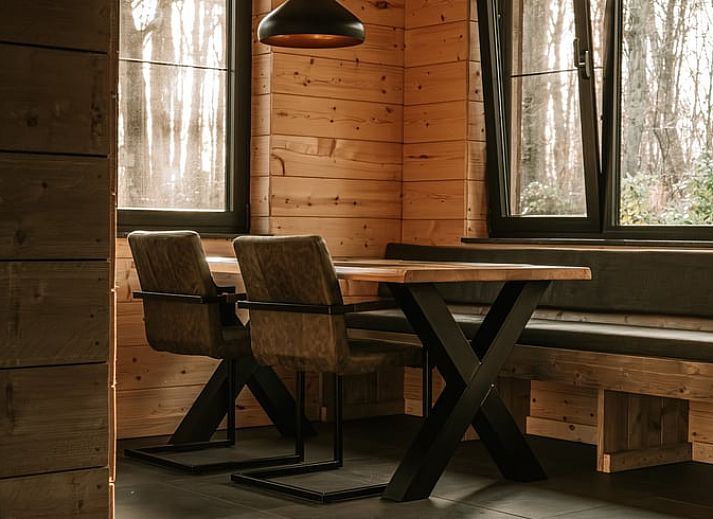 Serene vijver met vissen bij Huisje in Westmeerbeek, vakantiehuis in Antwerpen, Belgie.