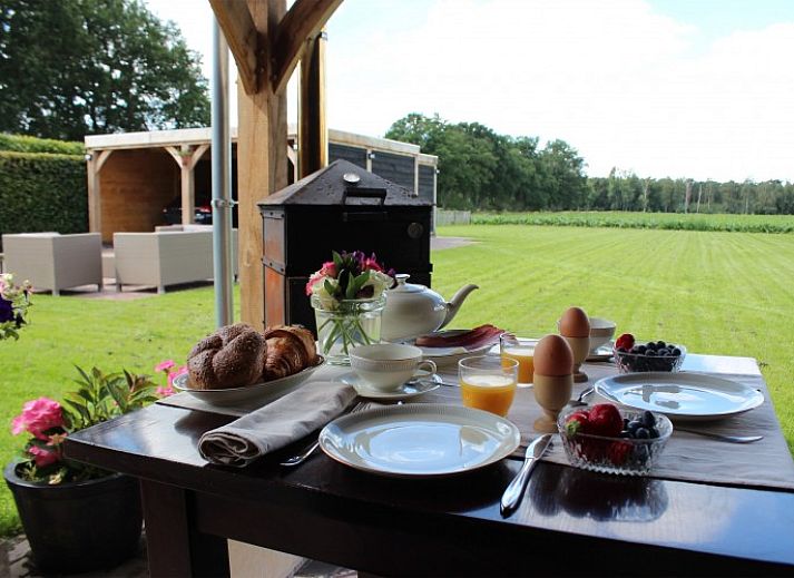 B&B 't Mjeels Pierke in Meerle, Antwerpen met uitnodigend terras en groene tuin.