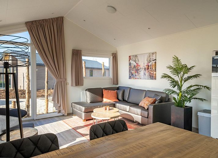 Velthorst vacation home in Mol, Antwerp, Belgium, with modern architecture and surrounded by nature and a sunny terrace.