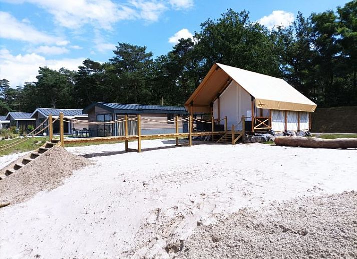 Verblijf 041783 • Vakantiewoning Antwerpen • Vakantiehuis Glampingtent Kiezel Lodge XL 6 