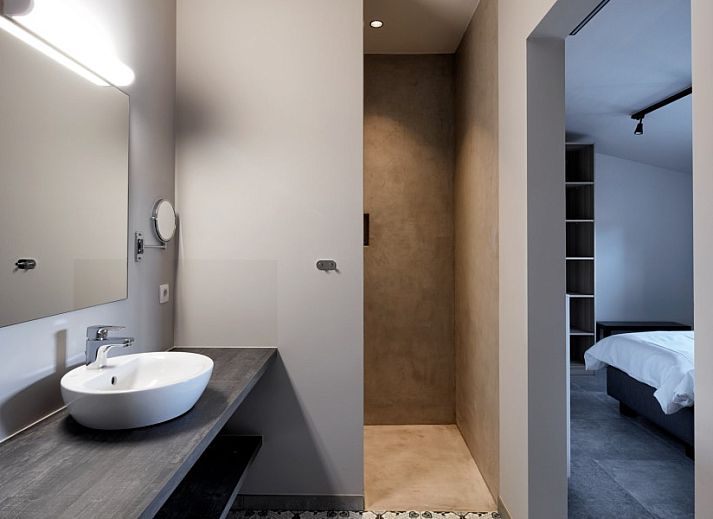 Driehoekshoeve vacation home in Kasterlee, Antwerp with charming brick exterior and green surroundings.