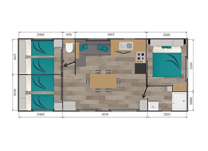 Guest house 048615 - Chalet Antwerp - L'Ecureuil